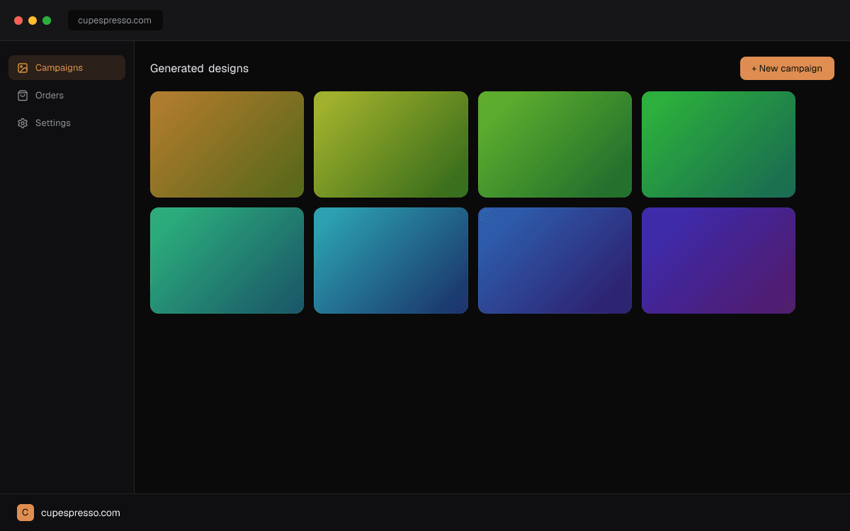 CupEspresso product screenshot