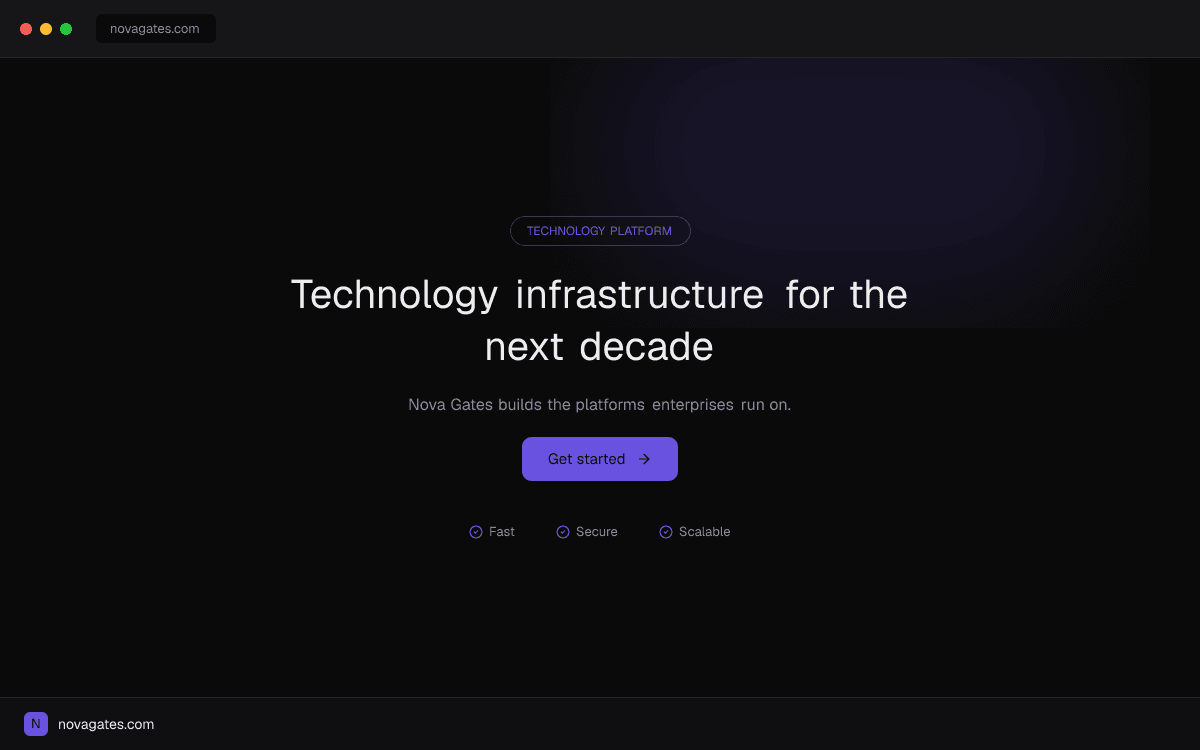 Nova Gates product screenshot
